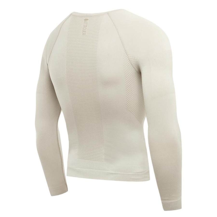 Mens Attaquer | Winter Long Sleeved Base Layer Eggshell