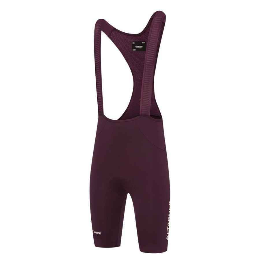 Mens Attaquer | Race Bib Short Burgundy/White Ref Logo