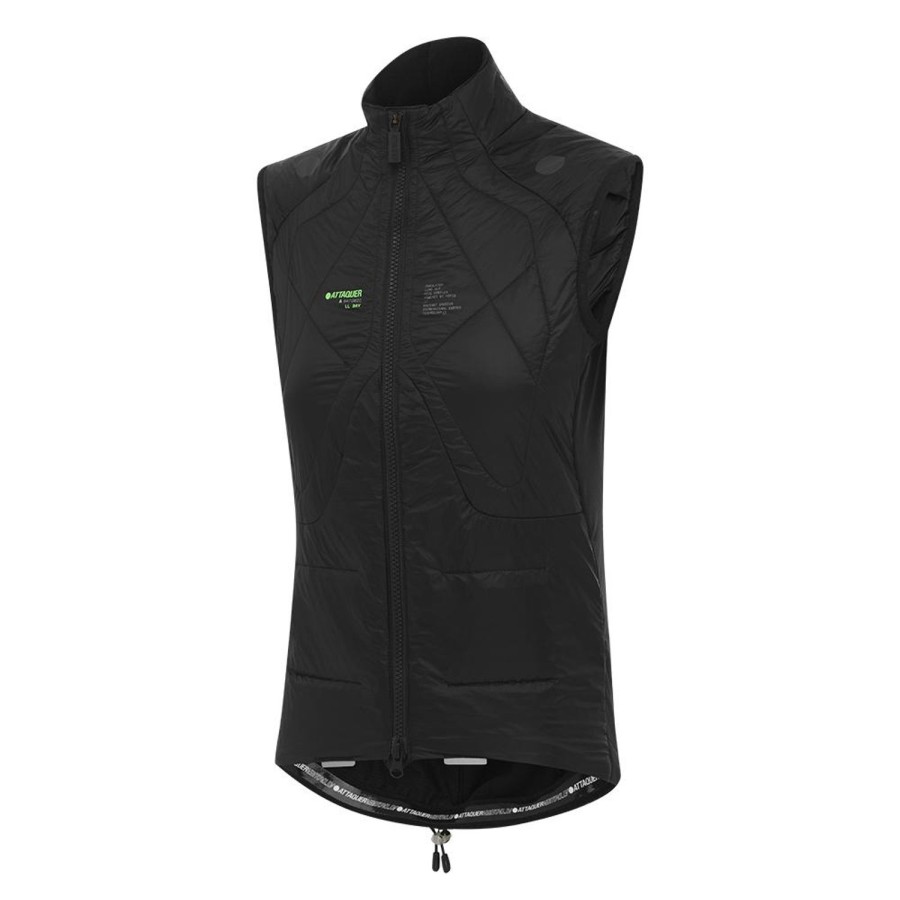 Womens Attaquer | Womens All Day Anatomic Insulator Gilet Black