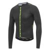 Mens Attaquer | Ultra+ Aero Long Sleeved Jersey Anthracite/Acid Lime