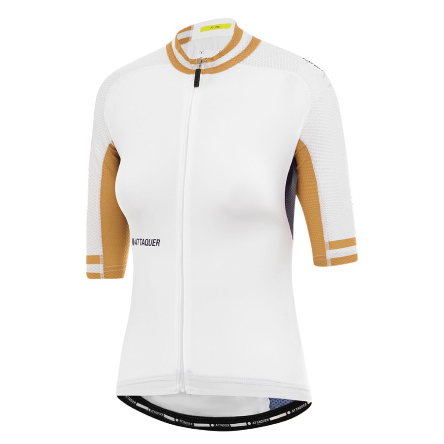 Womens Attaquer | Womens All Day Jersey White/Stripe