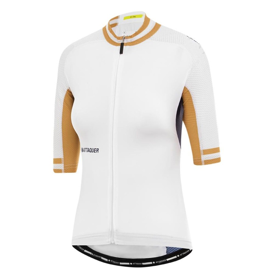 Womens Attaquer | Womens All Day Jersey White/Stripe