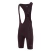 Mens Attaquer | All Day Bib Short Aubergine/Tonal Reflective Logo