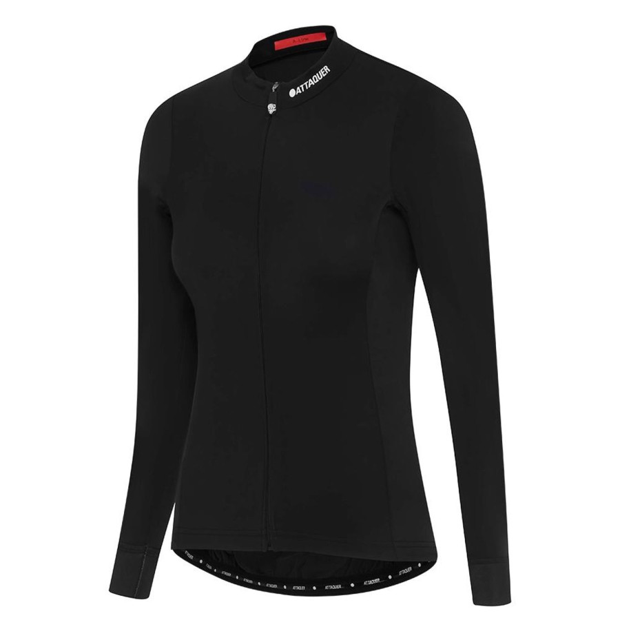 Womens Attaquer | Womens A-Line Winter Long Sleeved Jersey 2.0 Black