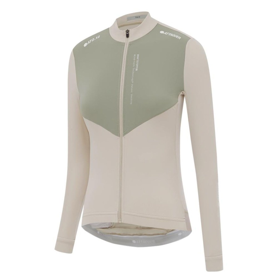 Womens Attaquer | Womens Race Winter Long Sleeved Jersey Eggshell