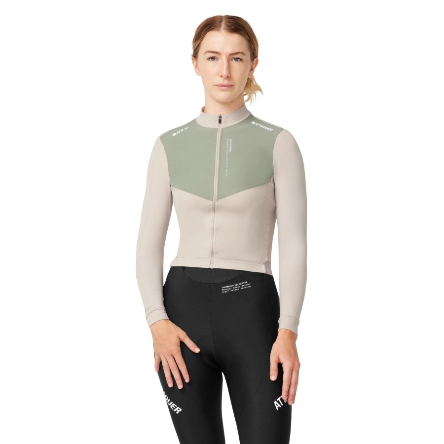 Womens Attaquer | Womens Race Winter Long Sleeved Jersey Eggshell