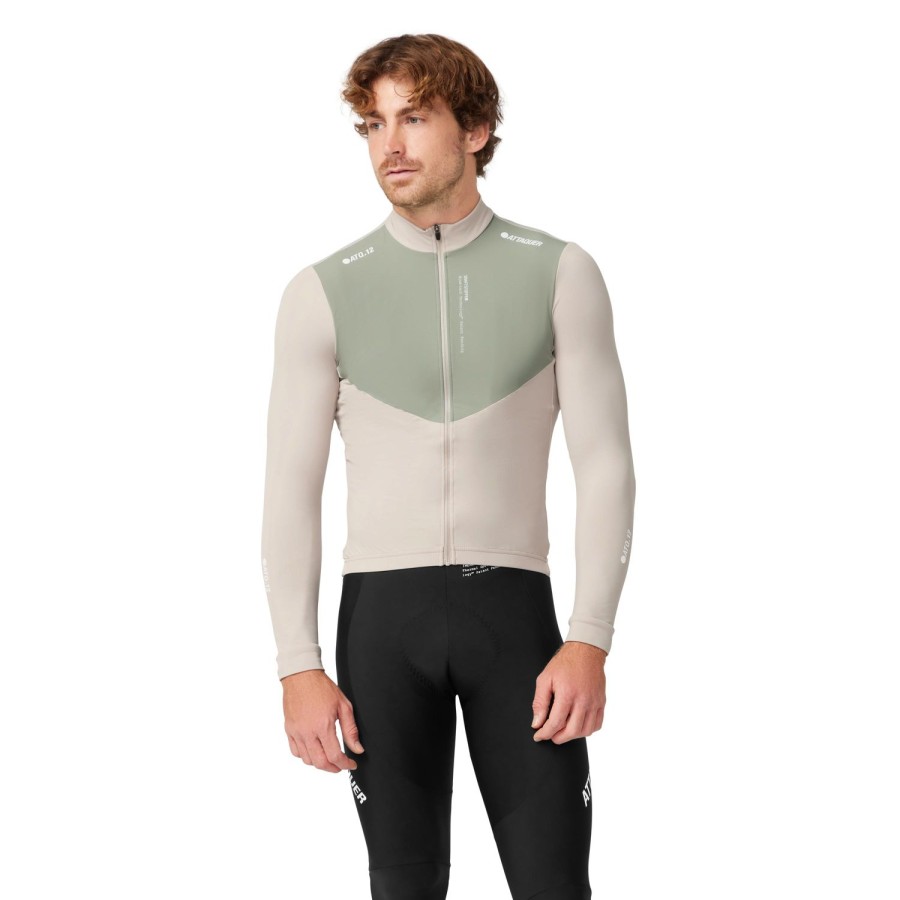 Mens Attaquer | Race Winter Long Sleeved Jersey Eggshell