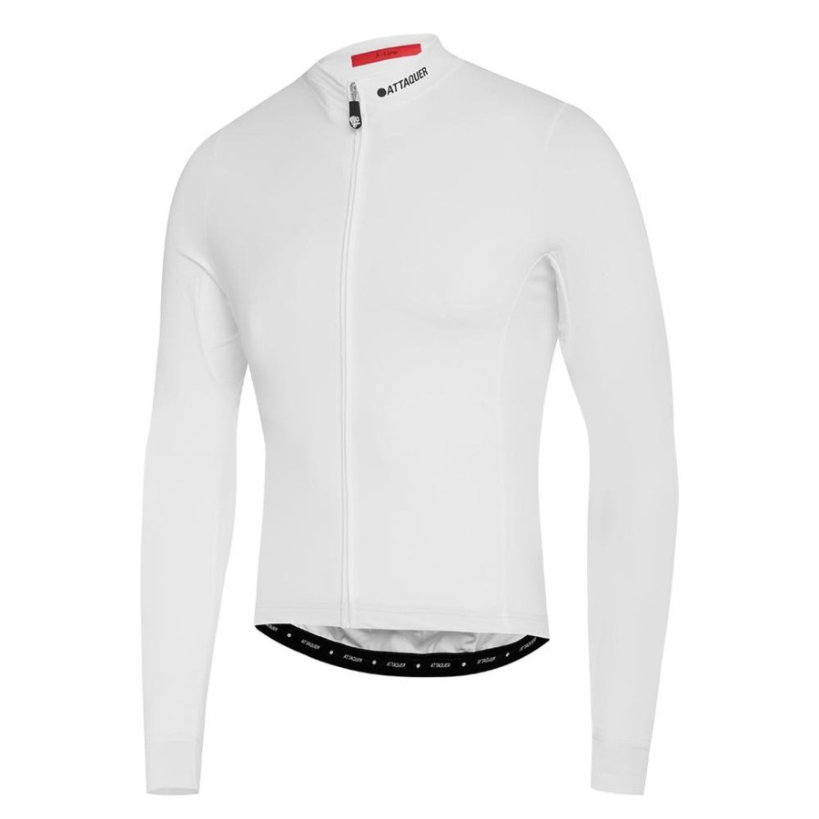 Mens Attaquer | A-Line Winter Long Sleeved Jersey 2.0 White