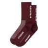 Accessories Attaquer | Vertical Logo Socks Burgundy