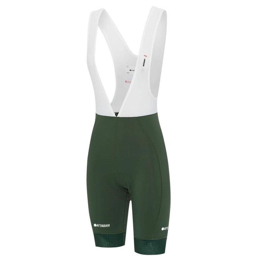 Womens Attaquer | Womens A-Line Bib Shorts Olive