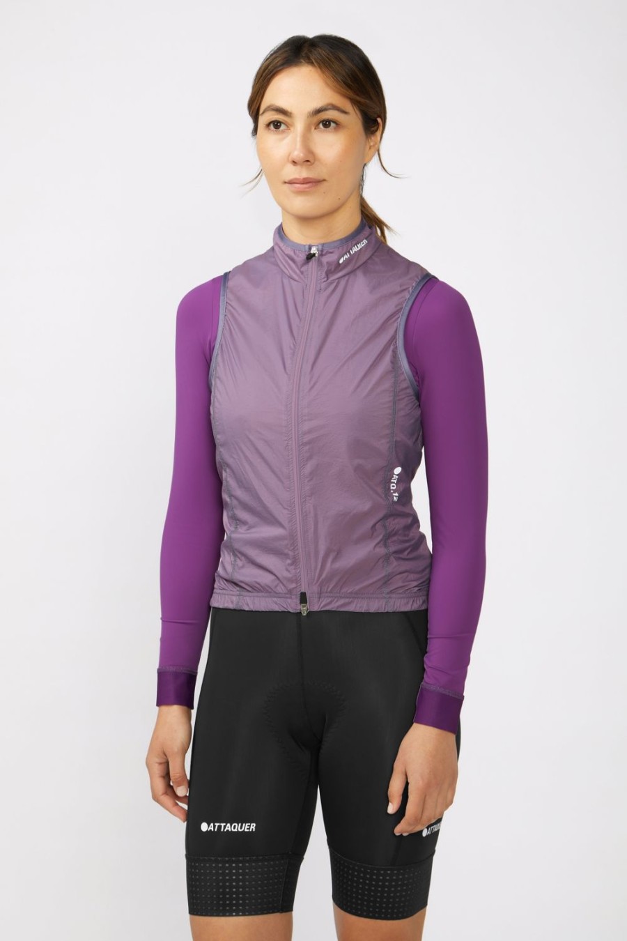 Womens Attaquer | Womens A-Line Lightweight Gilet Mauve