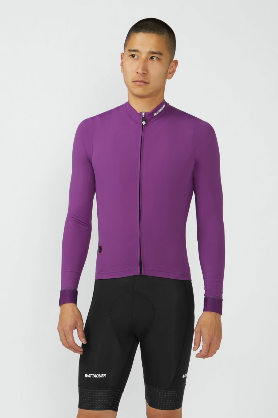 Mens Attaquer | A-Line Winter Long Sleeved Jersey 2.0 Plum