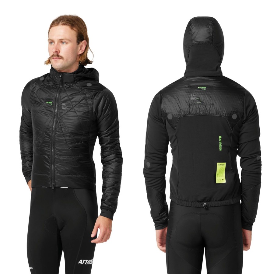 Mens Attaquer | All Day Anatomic Insulator Jacket Black