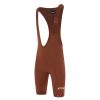 Mens Attaquer | All Day Bib Short Burnt Orange/White Reflective Logo