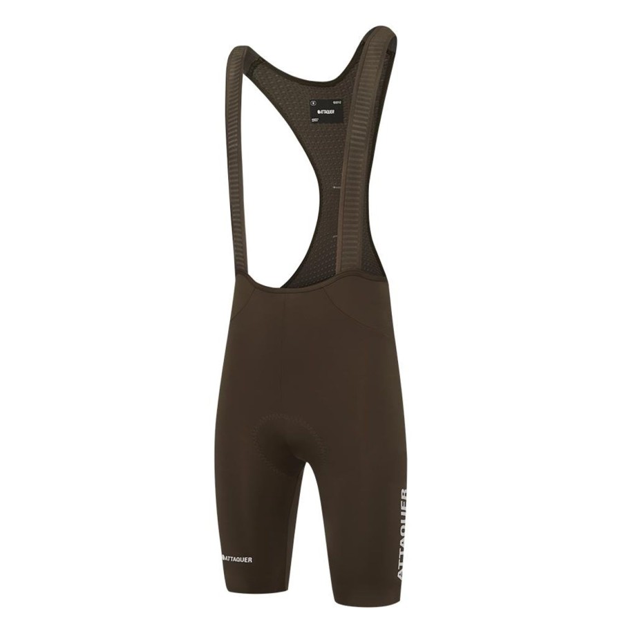 Mens Attaquer | Race Bib Short Cocoa/White Ref Logo