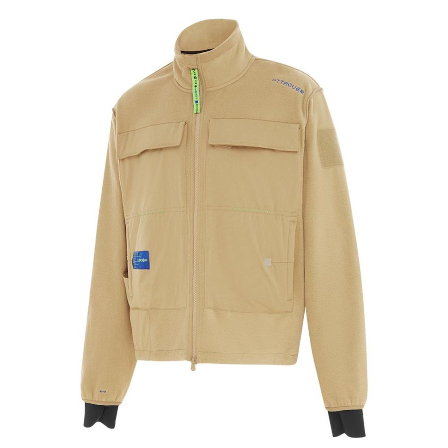 Womens Attaquer | Terra Fleece Jacket Sand