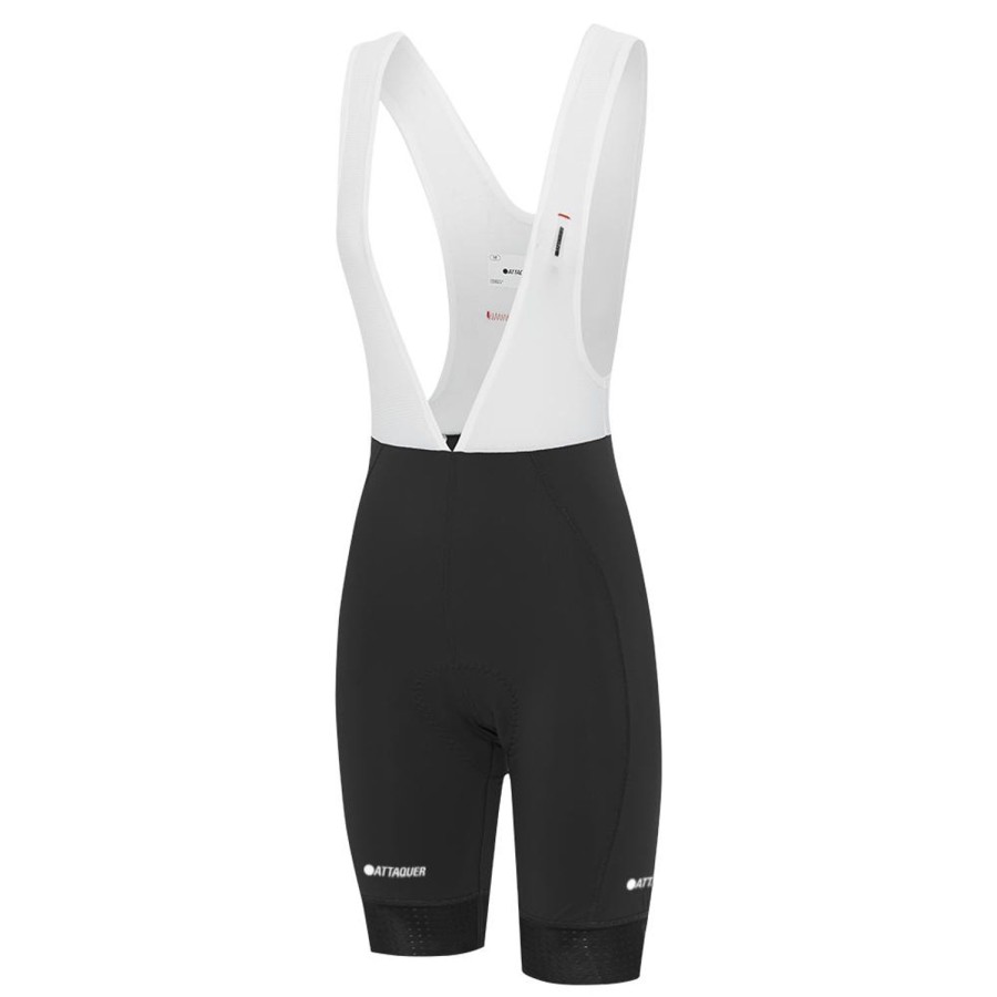 Womens Attaquer | Womens A-Line Bib Shorts Black