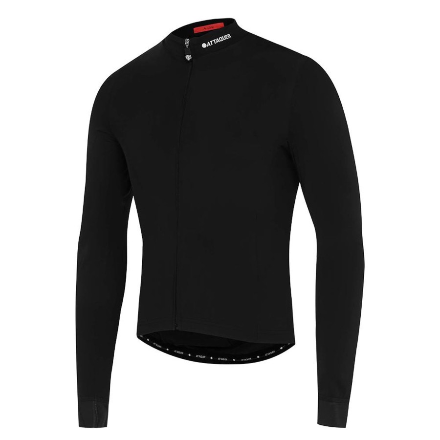 Mens Attaquer | A-Line Winter Long Sleeved Jersey 2.0 Black