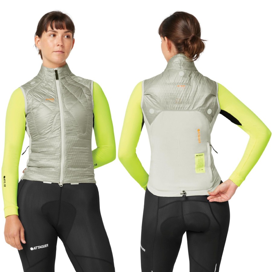 Womens Attaquer | Womens All Day Anatomic Insulator Gilet Eggshell