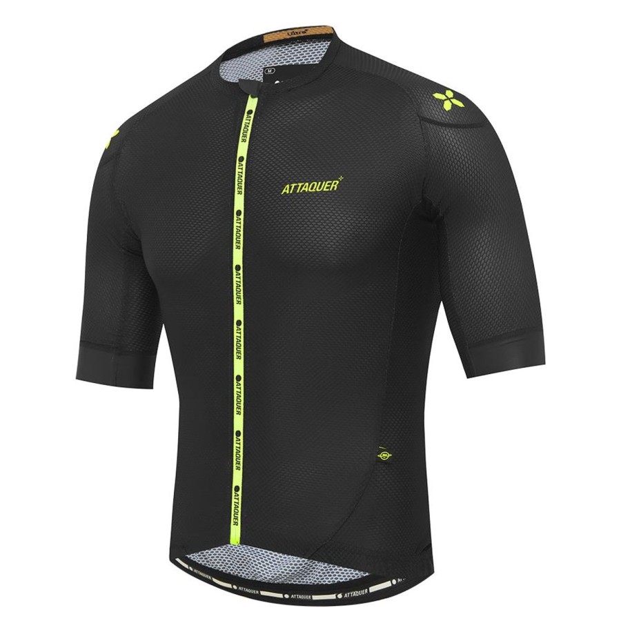 Mens Attaquer | Ultra+ Climbers Jersey Black/Acid Lime