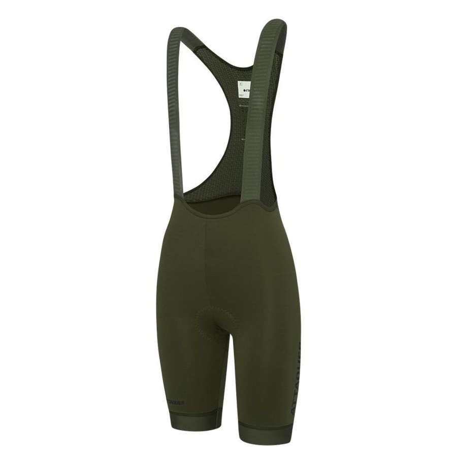 Womens Attaquer | Womens Race Bib Short Pine/Tonal Ref Logo