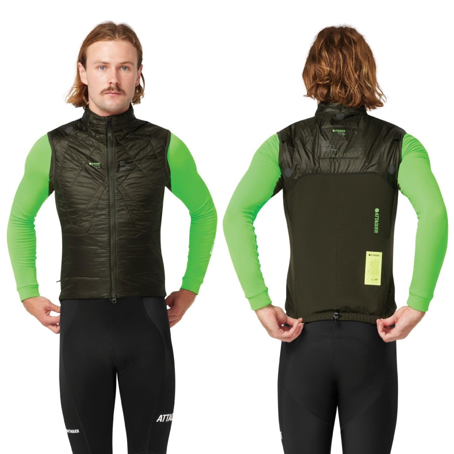 Mens Attaquer | All Day Anatomic Insulator Gilet Pine