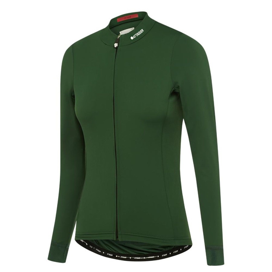 Womens Attaquer | Womens A-Line Winter Long Sleeved Jersey 2.0 Olive