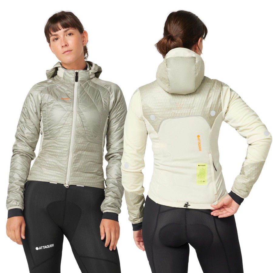 Womens Attaquer | Womens All Day Anatomic Insulator Jacket Eggshell