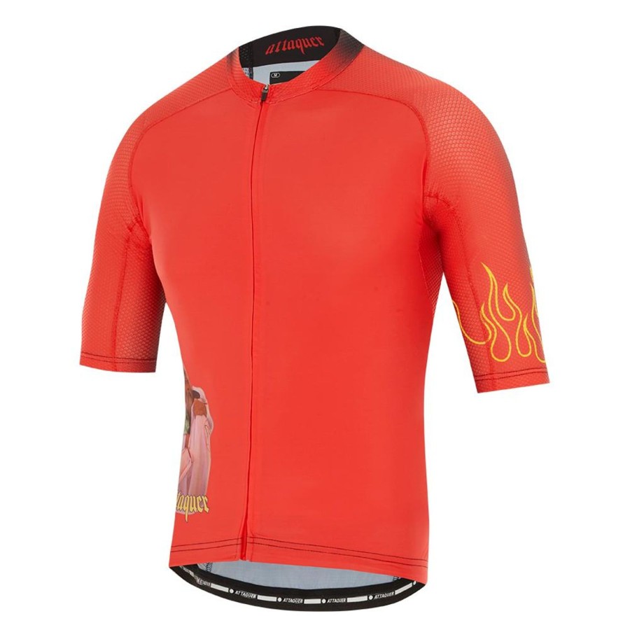 Mens Attaquer | Witness All Day Jersey Red Fade