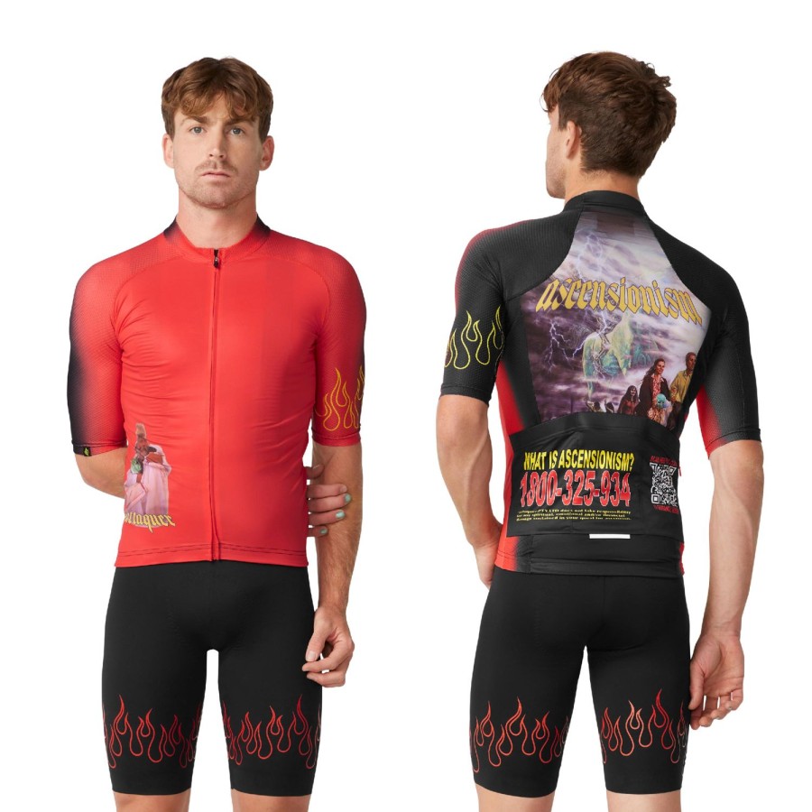 Mens Attaquer | Witness All Day Jersey Red Fade