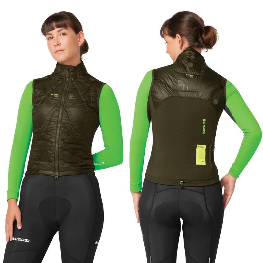 Womens Attaquer | Womens All Day Anatomic Insulator Gilet Pine