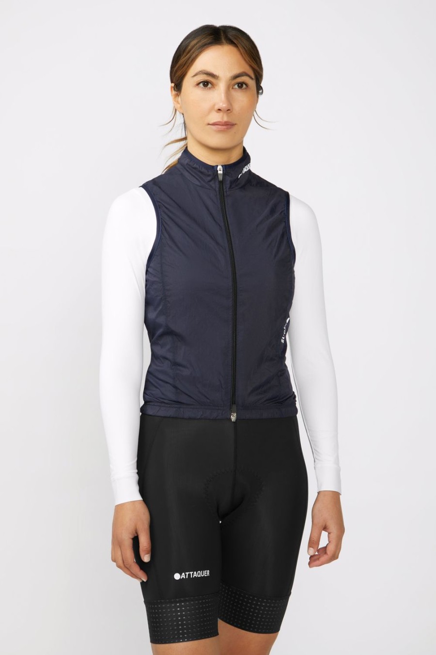 Womens Attaquer | Womens A-Line Lightweight Gilet Navy