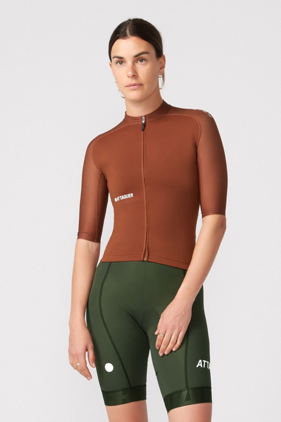 Womens Attaquer | Womens All Day Jersey Burnt Orange