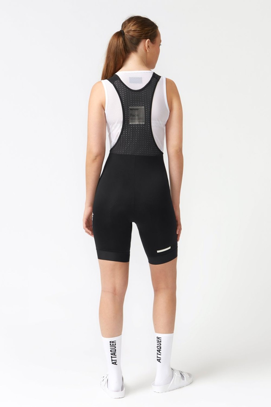 Womens Attaquer | Womens Race Bib Short Black/Tonal Ref Logo