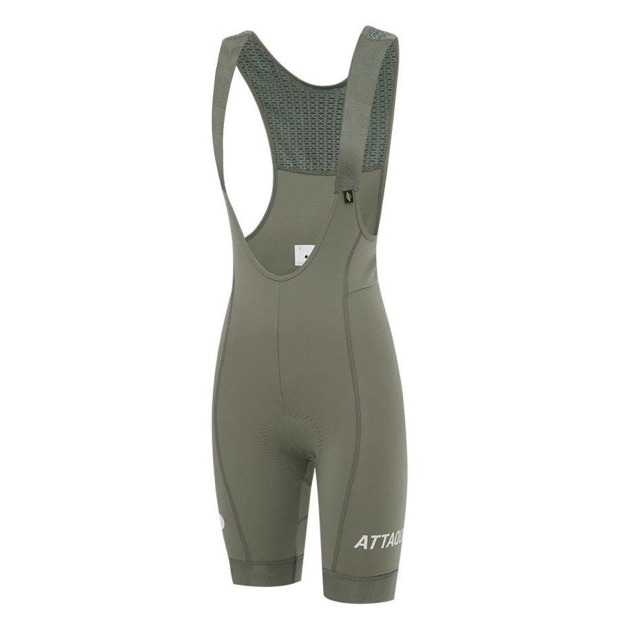 Womens Attaquer | Womens All Day Bib Short Grey Smoke