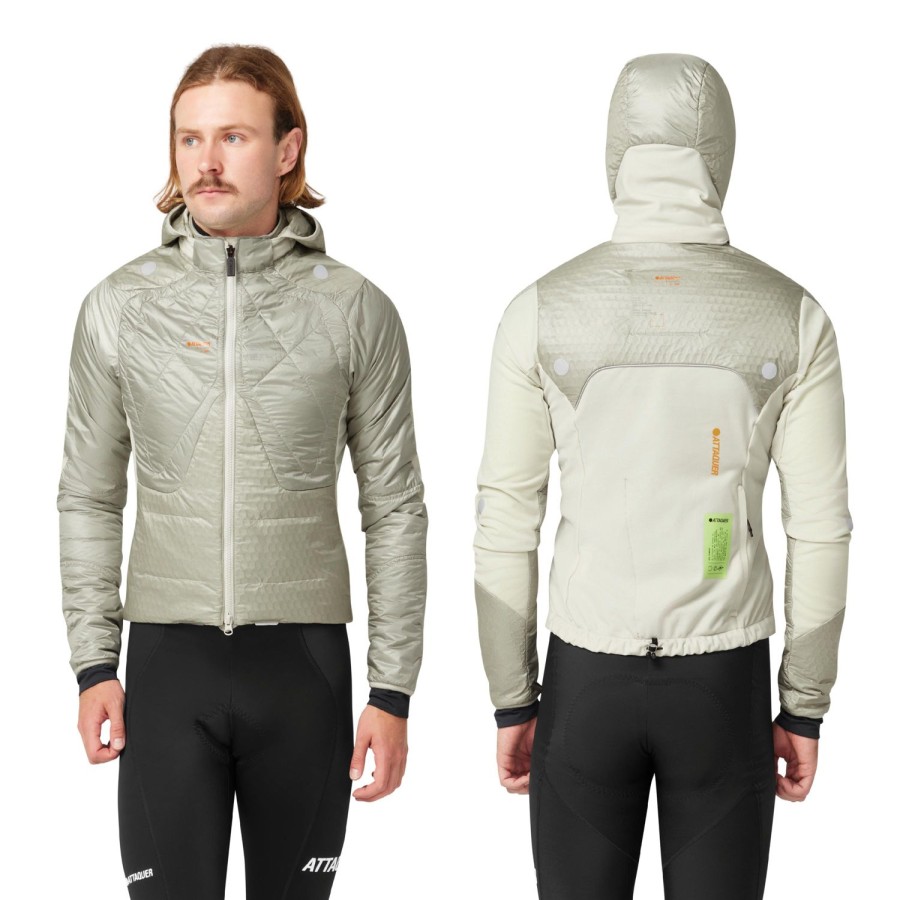 Mens Attaquer | All Day Anatomic Insulator Jacket Eggshell